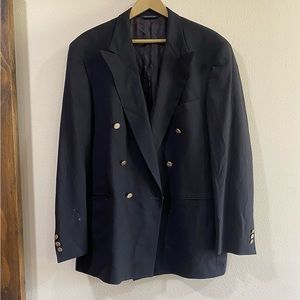 Vintage Burberrys Mens 100% Wool Blazer Size 44L
